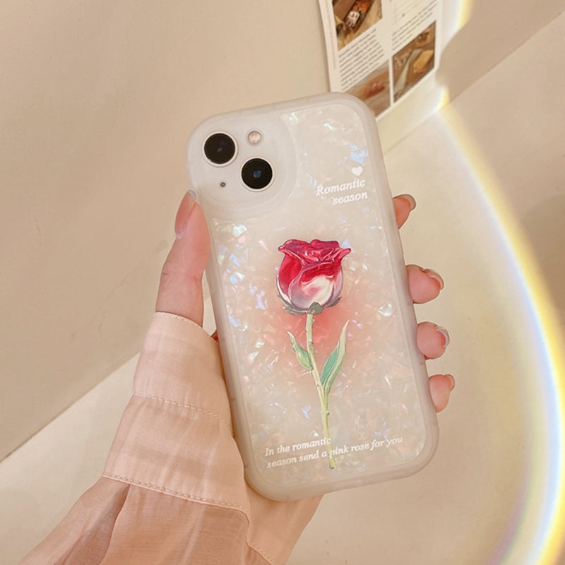 Rose And Tulips Shell Mobile Phone Case
