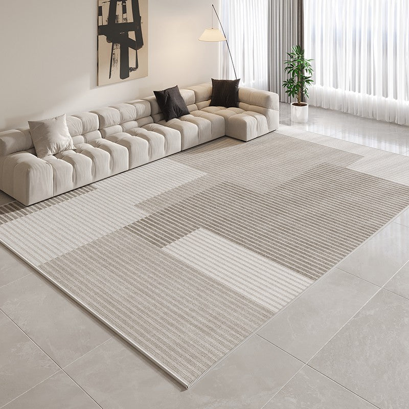 Abstract Geometric Modern Rugs for Sale, Grey Modern Rugs for Living Room, Contemporary Modern Rugs for Bedroom, Gray Modern Rugs for Dining Room