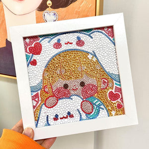5D DIY Diamond Painting-Special-shaped Sanrio Yugui dog Melody(With box) ktclubs.com