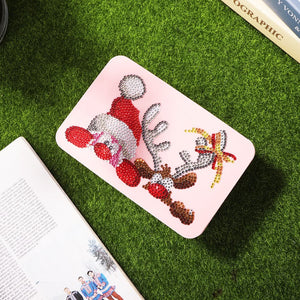 5D DIY Diamond Painting Tissue Box Home Christmas Decoration Diamond Painting Paper Case Special Shaped Drill Storage Box Gift ktclubs.com