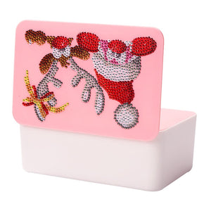 5D DIY Diamond Painting Tissue Box Home Christmas Decoration Diamond Painting Paper Case Special Shaped Drill Storage Box Gift ktclubs.com