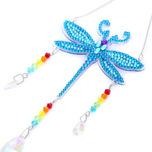 5D DIY Special Shaped Wind Chimes-Dragonfly ktclubs.com