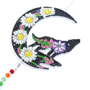 5D DIY Special Shaped Wind Chimes-Moon Chrysanthemum ktclubs.com