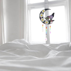 5D DIY Special Shaped Wind Chimes-Moon Chrysanthemum ktclubs.com