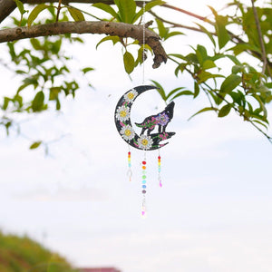 5D DIY Special Shaped Wind Chimes-Moon Chrysanthemum ktclubs.com