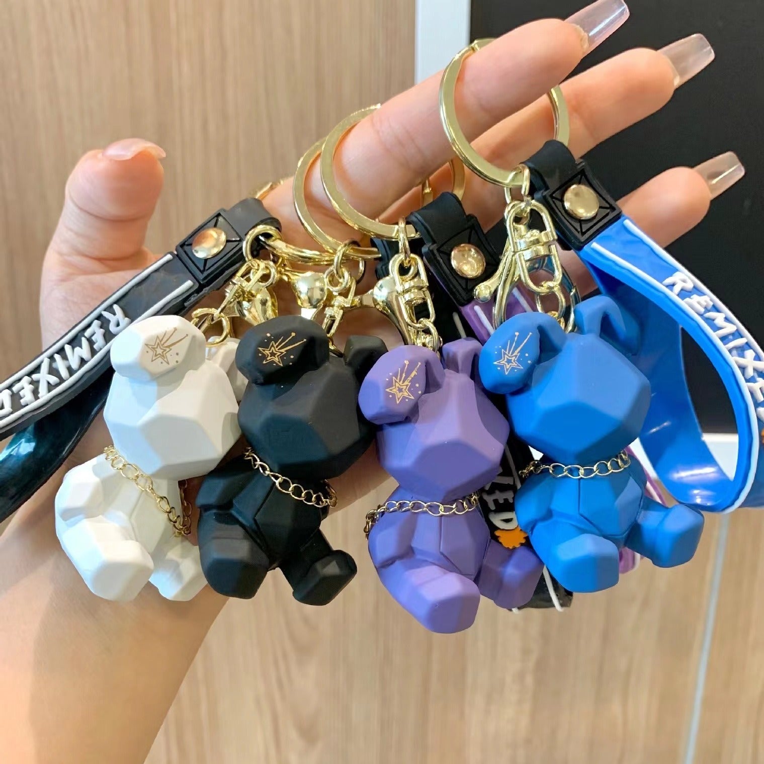 Resin Rabbit Keychain Bag Pendant