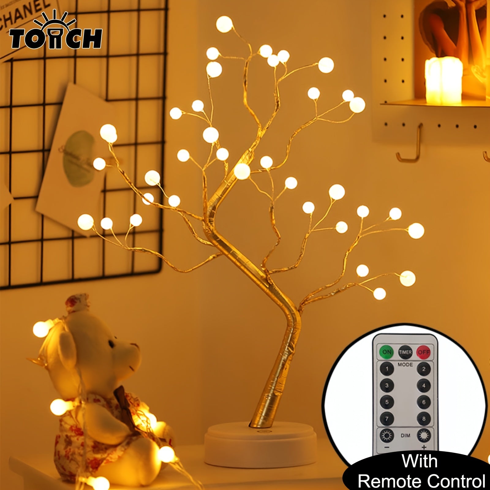 Tabletop Bonsai Tree Light DIY Artificial Tree Lamp Decorative LED Shimmer Tree For Bedroom Desktop Christmas Party Camping Hiking Decor Lights Batteries/USB Operated Fairy Light Decorative Indoor Outdoor Decor Lights