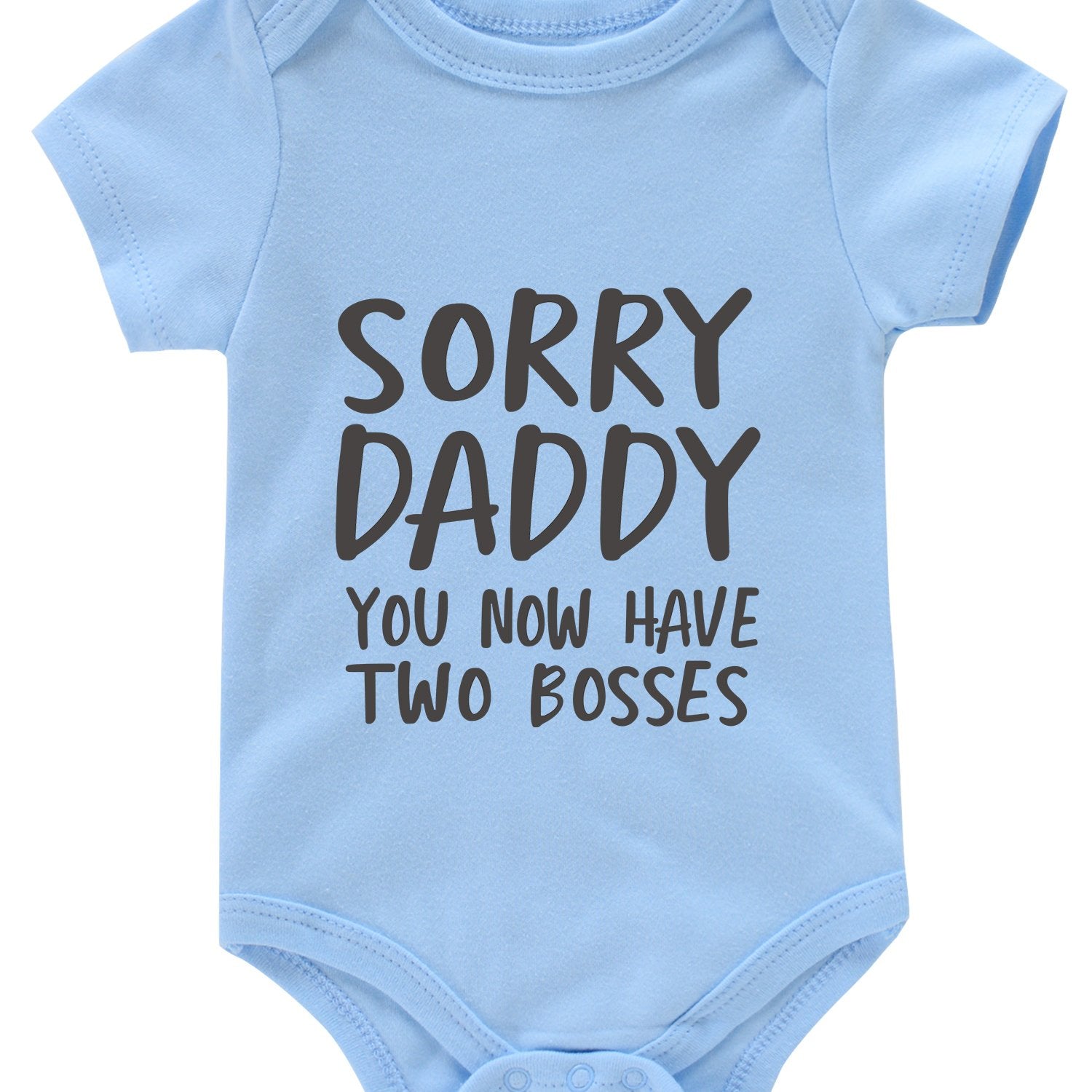 Newborn Infant Romper Letter Print Short Sleeve Round Neck Bodysuit For Baby Girls Toddler Clothes