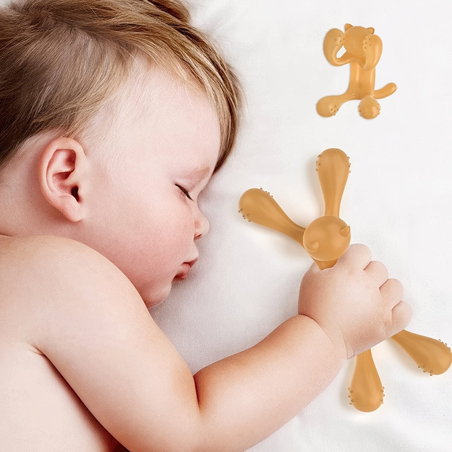 Baby Soft Safe High Quality Silicone Teether, Baby Hot Selling Cat Shape Silicone Teether