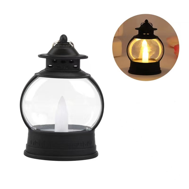 1pc Vintage Creative Candle Table Lamp, Lantern Garden Decorative Light