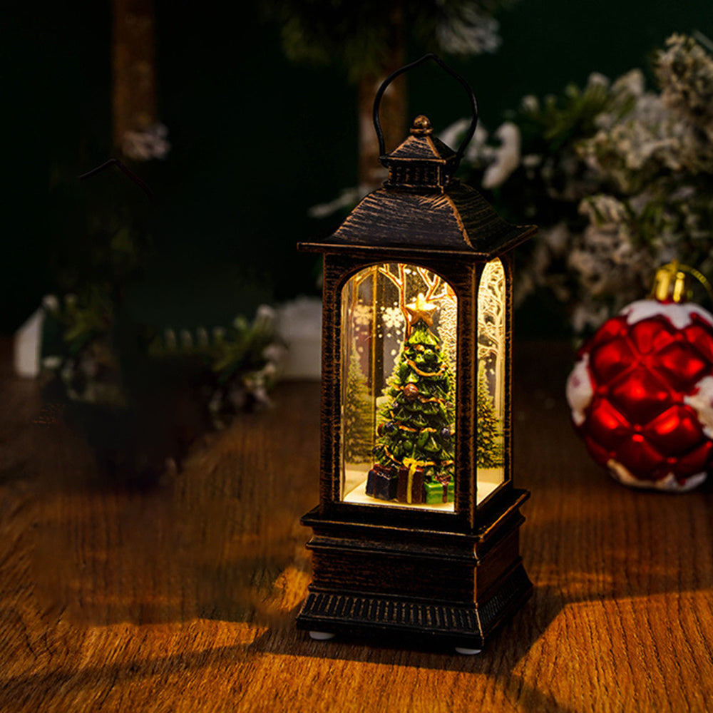 1pc Christmas Night Lamp, Christmas Lanterns, Home Decoration, Ideal Gifts, 5.5in/14cm*1.96in/5cm*1.96in/5cm