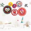 7pcs/lot DIY Diamond Painting Honeycomb Paper Fan Set Birthday Party Decor ktclubs.com