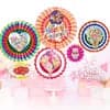 7pcs/lot DIY Diamond Painting Honeycomb Paper Fan Set Birthday Party Decor ktclubs.com