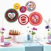 7pcs/lot DIY Diamond Painting Honeycomb Paper Fan Set Birthday Party Decor ktclubs.com