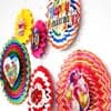 7pcs/lot DIY Diamond Painting Honeycomb Paper Fan Set Birthday Party Decor ktclubs.com