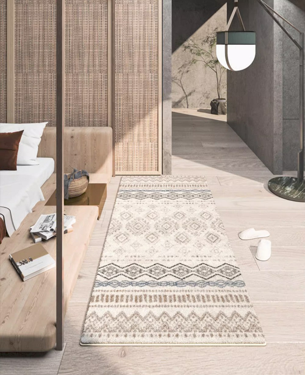 Contemporary Runner Rugs Next to Bed, Modern Hallway Runner Rugs, Entryway Modern Runner Rugs, Geometric Modern Rugs for Dining Room