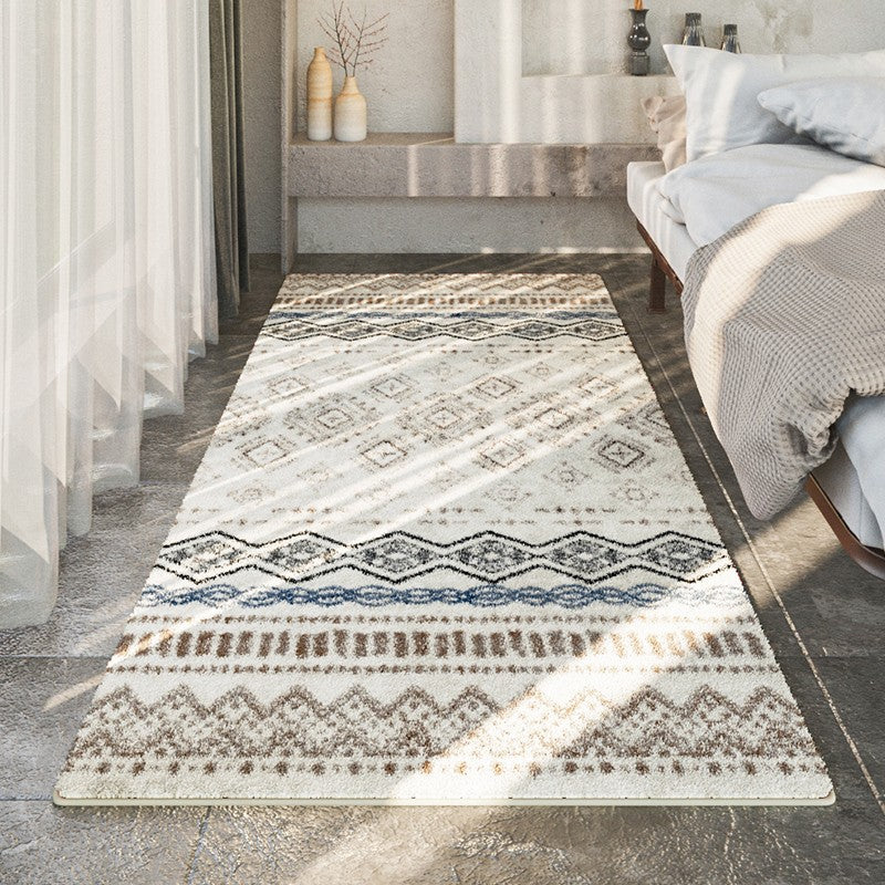 Contemporary Runner Rugs Next to Bed, Modern Hallway Runner Rugs, Entryway Modern Runner Rugs, Geometric Modern Rugs for Dining Room