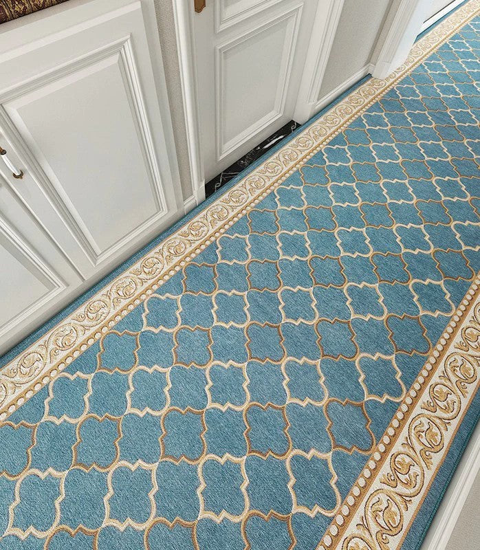 Modern Long Hallway Runners, Entryway Runner Rugs, Entrance Hallway Runners, Long Narrow Runner Rugs, Kitchen Runner Rugs, Blue Hallway Runners