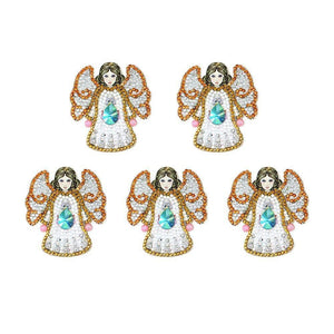 Angel 5pcs DIY Full Drill Special Shaped Diamond Fashion Keychain ktclubs.com