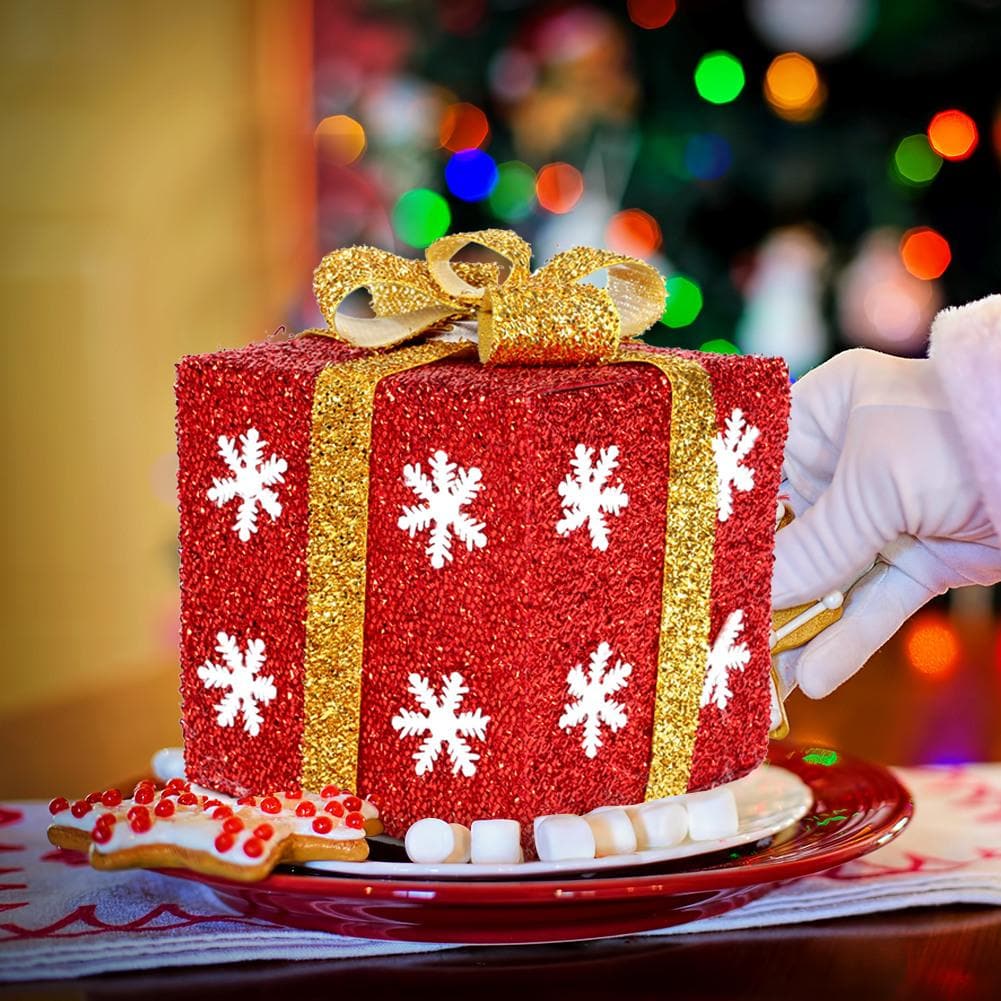 Christmas Gift Packing Box Cookies Candy Cake Dessert Gift Box Xmas Decor ktclubs.com