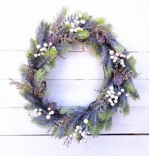 Christmas Wreath for Front Door, Door Swag, Wreath, Holiday Wreath, Winter Wreath for Front Door, Farmhouse Wreath, Modern, Rustic Wreath ktclubs.com