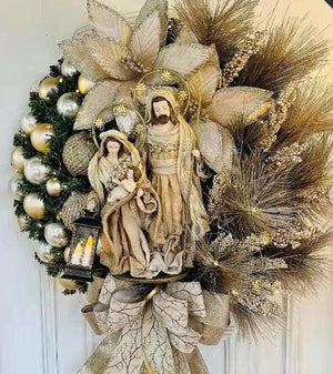 Christmas Wreath for Front Door, Door Swag, Wreath, Holiday Wreath, Winter Wreath for Front Door, Farmhouse Wreath, Modern, Rustic Wreath ktclubs.com