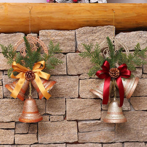 Christmas decorations Christmas bells wall hanging door hanging ktclubs.com