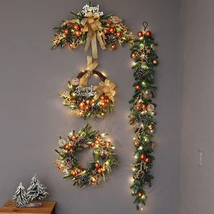 Christmas decorations Christmas tree garland scene decoration ktclubs.com