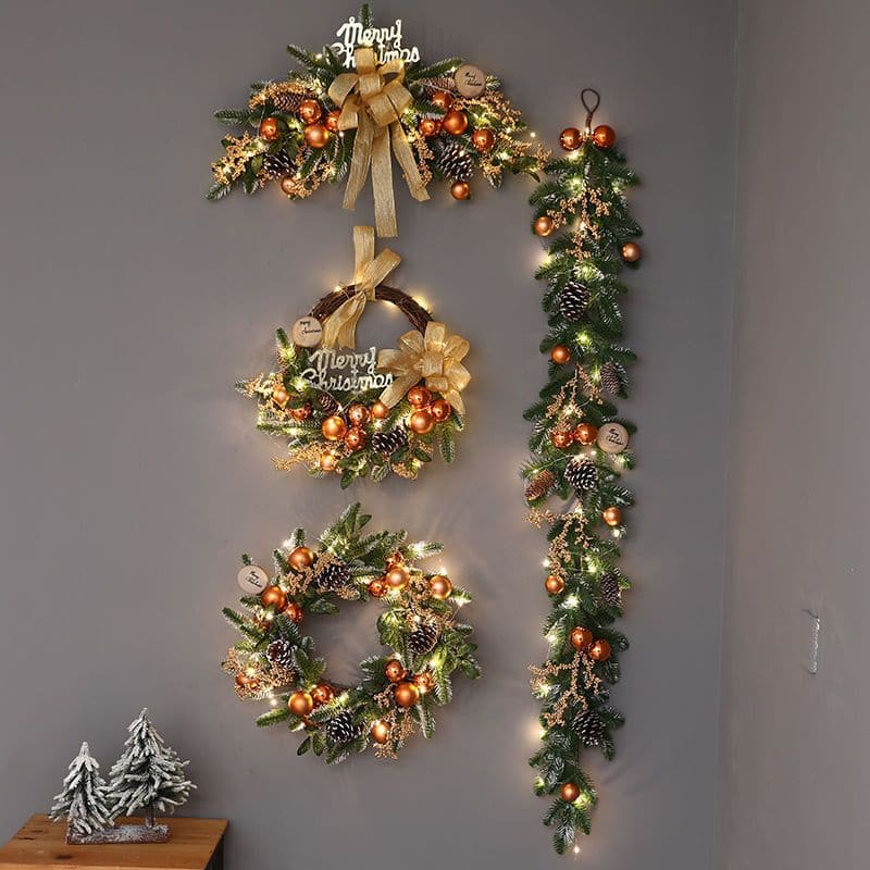 Christmas decorations Christmas tree garland scene decoration ktclubs.com