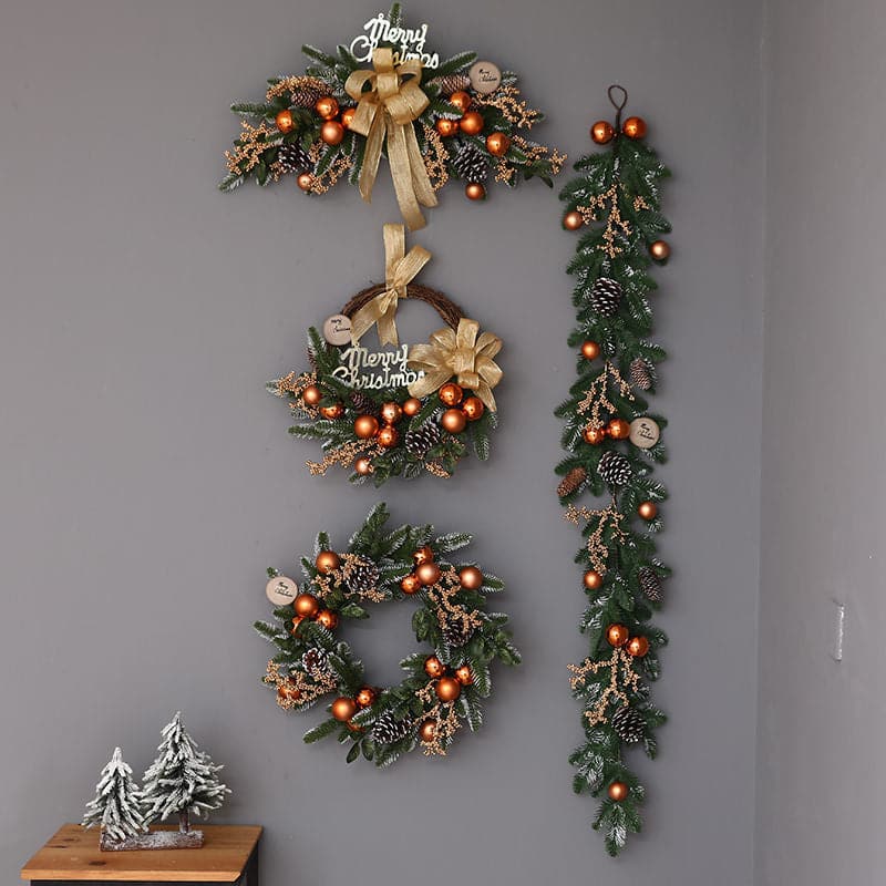 Christmas decorations Christmas tree garland scene decoration ktclubs.com