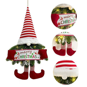 Christmas decorations Christmas wreaths Christmas hangings Christmas faceless old man wall hangings door hangings ktclubs.com