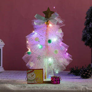 Christmas decorations mesh glowing Christmas tree diy material package ktclubs.com