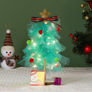 Christmas decorations mesh glowing Christmas tree diy material package ktclubs.com