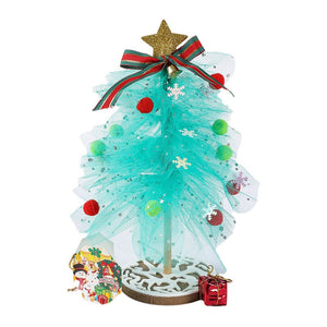 Christmas decorations mesh glowing Christmas tree diy material package ktclubs.com