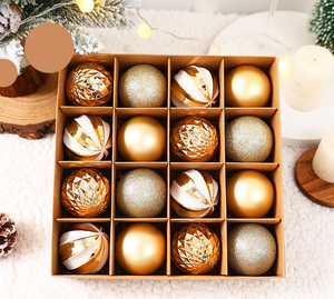 Christmas decorations painted matte Christmas balls 6cm Christmas tree decorations hanging charm ktclubs.com