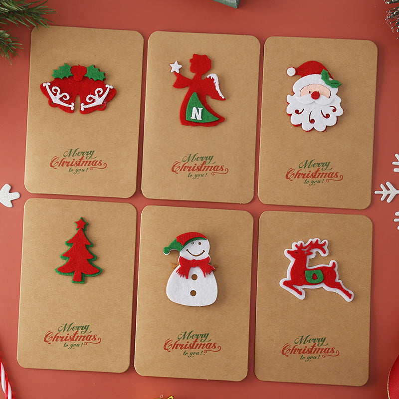 Christmas kraft paper models-Recordable stereo greeting card ktclubs.com