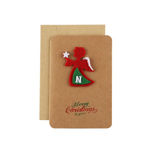Christmas kraft paper models-Recordable stereo greeting card ktclubs.com