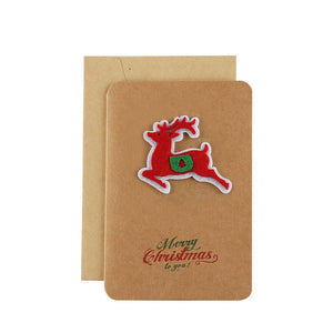 Christmas kraft paper models-Recordable stereo greeting card ktclubs.com