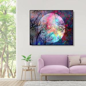 Color Moon - Paint by Numbers 40x50cm ktclubs.com