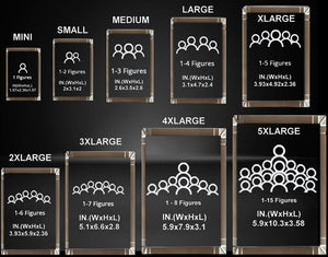 Custom 3D Glass Block Keepsake Portrait | Laser Engraved Portrait | Memorial Portrait | Family Keepsake Portrait | Gift for Family ktclubs.com