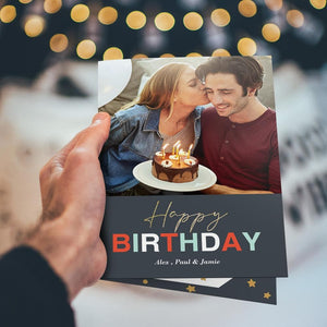 Custom Birthday Greeting Card Happy Birthday Card for Kids And Adults ktclubs.com