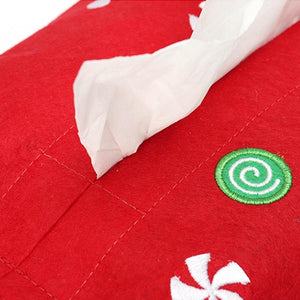 Cute Christmas Tissue Box Cover Dinning Table Decor for New Year Xmas Home ktclubs.com