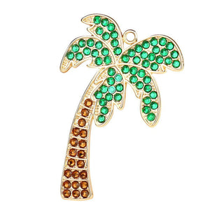 DIY Coconut Necklace Full Drill Diamond KeyChain ktclubs.com