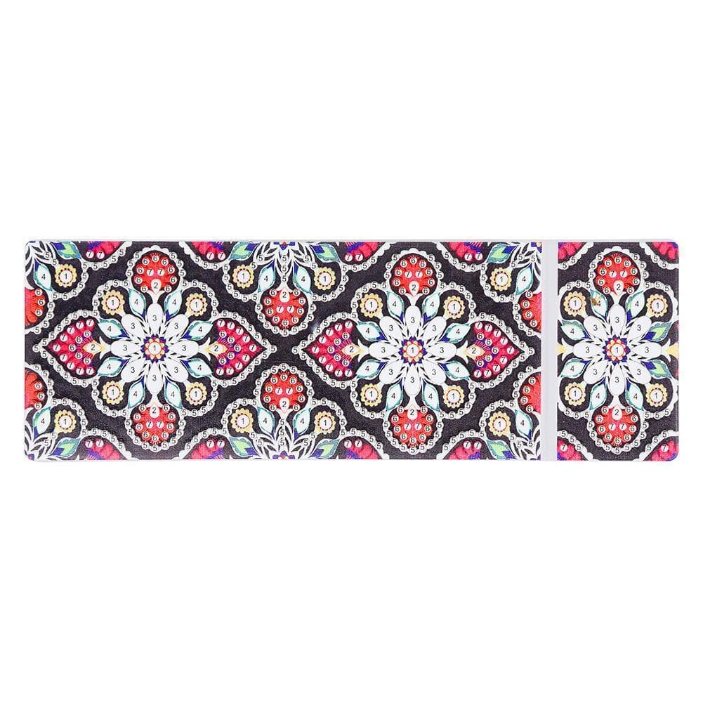 DIY Mandala Special Shaped Diamond 2 Grids Earrings Storage Box ktclubs.com