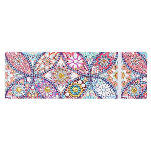 DIY Mandala Special Shaped Diamond 2 Grids Jewelry Storage Case ktclubs.com