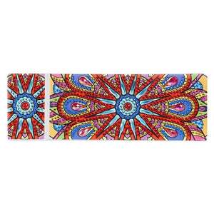 DIY Mandala Special Shaped Diamond 2 Grids Stationery Storage Case ktclubs.com