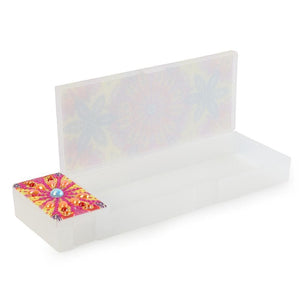 DIY Mandala Special Shaped Diamond Painting Students Pencil Storage Case ktclubs.com