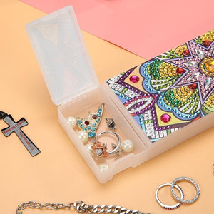 DIY Mandala Special Shaped Diamond Students Pencil Storage Case ktclubs.com