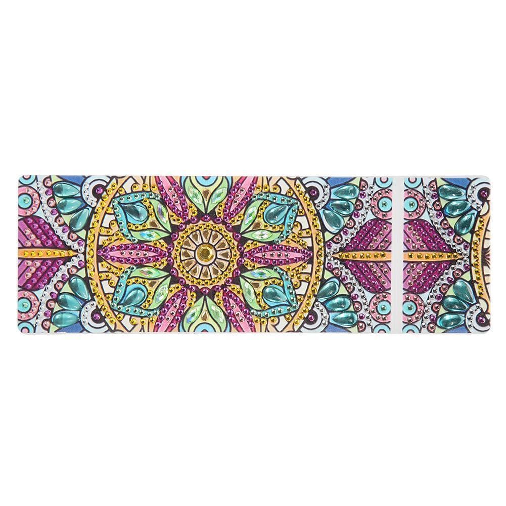 DIY Mandala Special Shaped Diamond Students Pencil Storage Case ktclubs.com