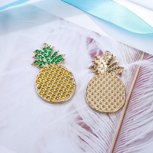 DIY Pineapple Necklace Full Drill Diamond Keychain ktclubs.com